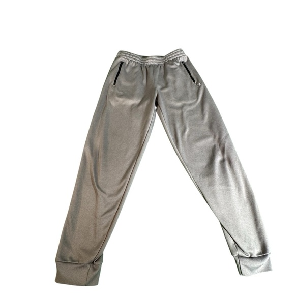 Champion Boys 14/16 Gray Joggers Fleece Lined Pants Zip Pocket Athletic Youth - Picture 1 of 11
